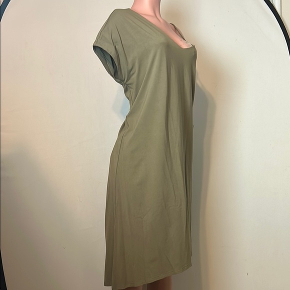 Banana Republic Women’s One Shoulder Asymmetrical Midi Dress Size M. NWT - Picture 2 of 10